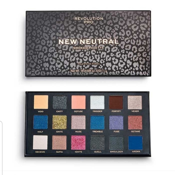 Revolution Pro New Neutrals Smoked Shadow Palette - Picture 1 of 5